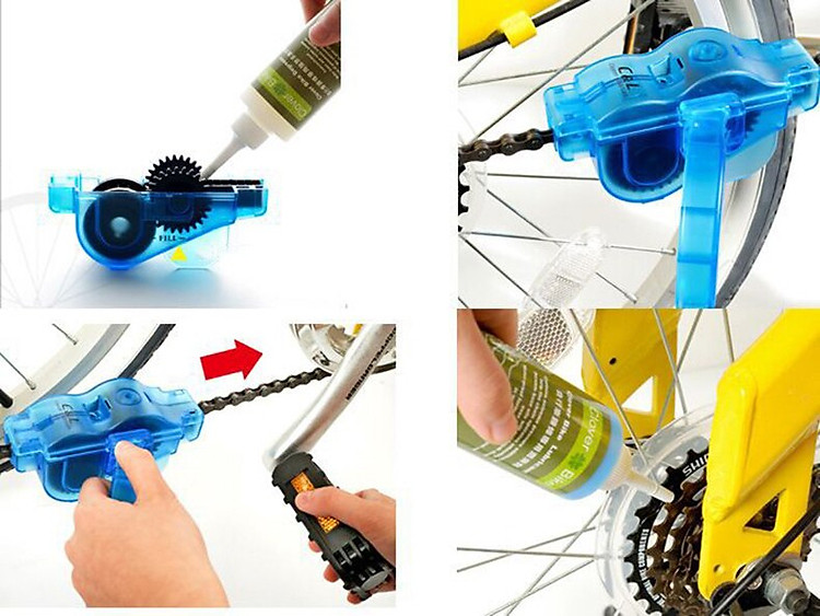 Dụng Cụ Vệ Sinh Sên / Xích Xe Đạp - Kiêm Dụng Cụ Tra Nhớt Sên/Xích - Loại Tốt